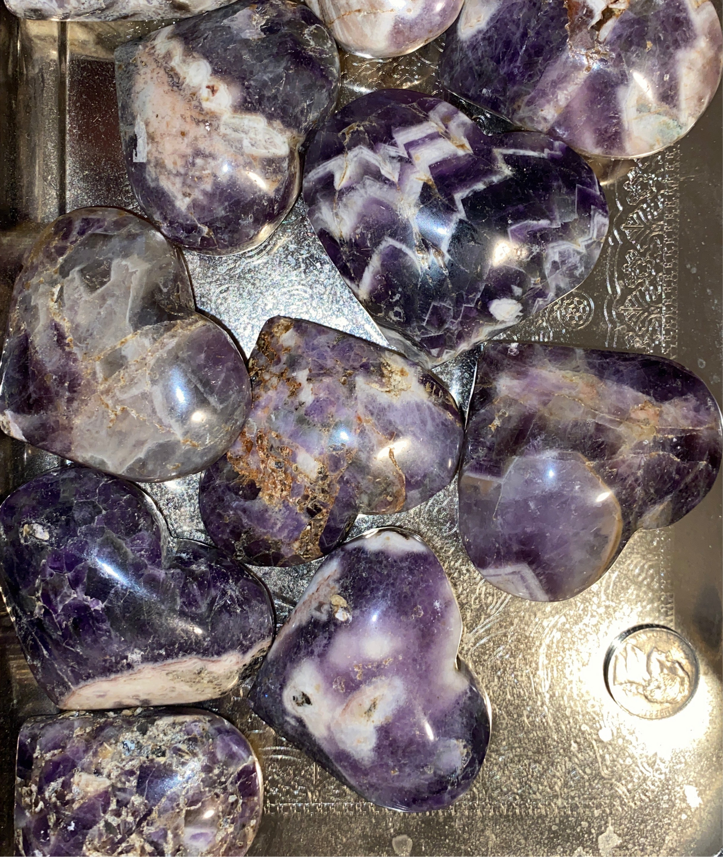 Amethyst Dream Hearts