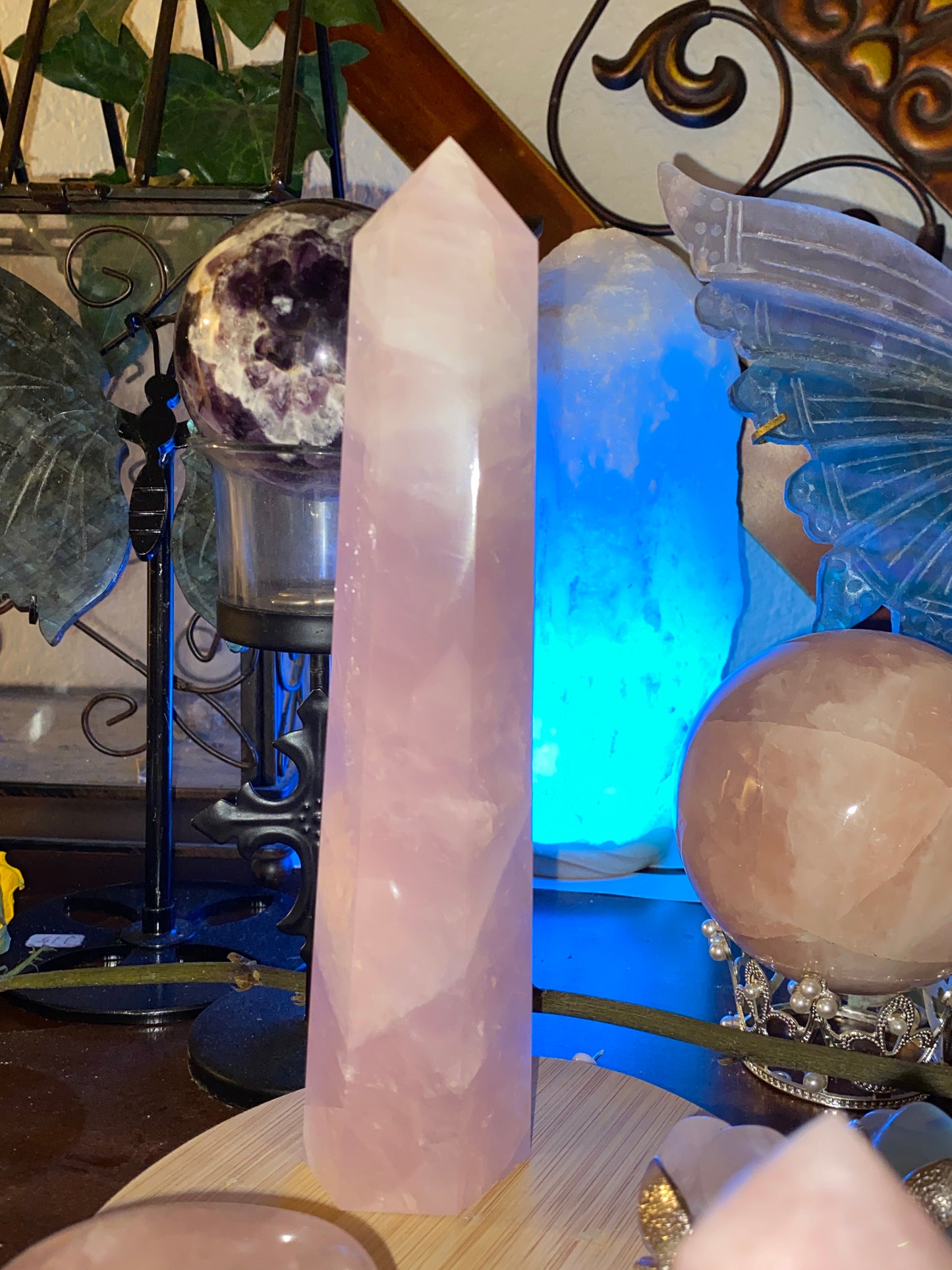 Rose Quartz Tall Tower