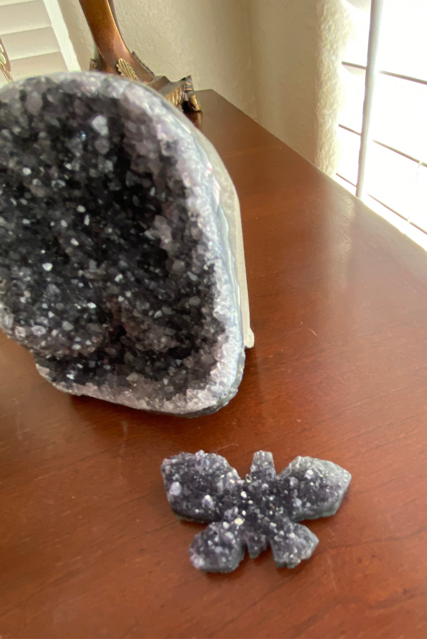 Black Amethyst Free Form