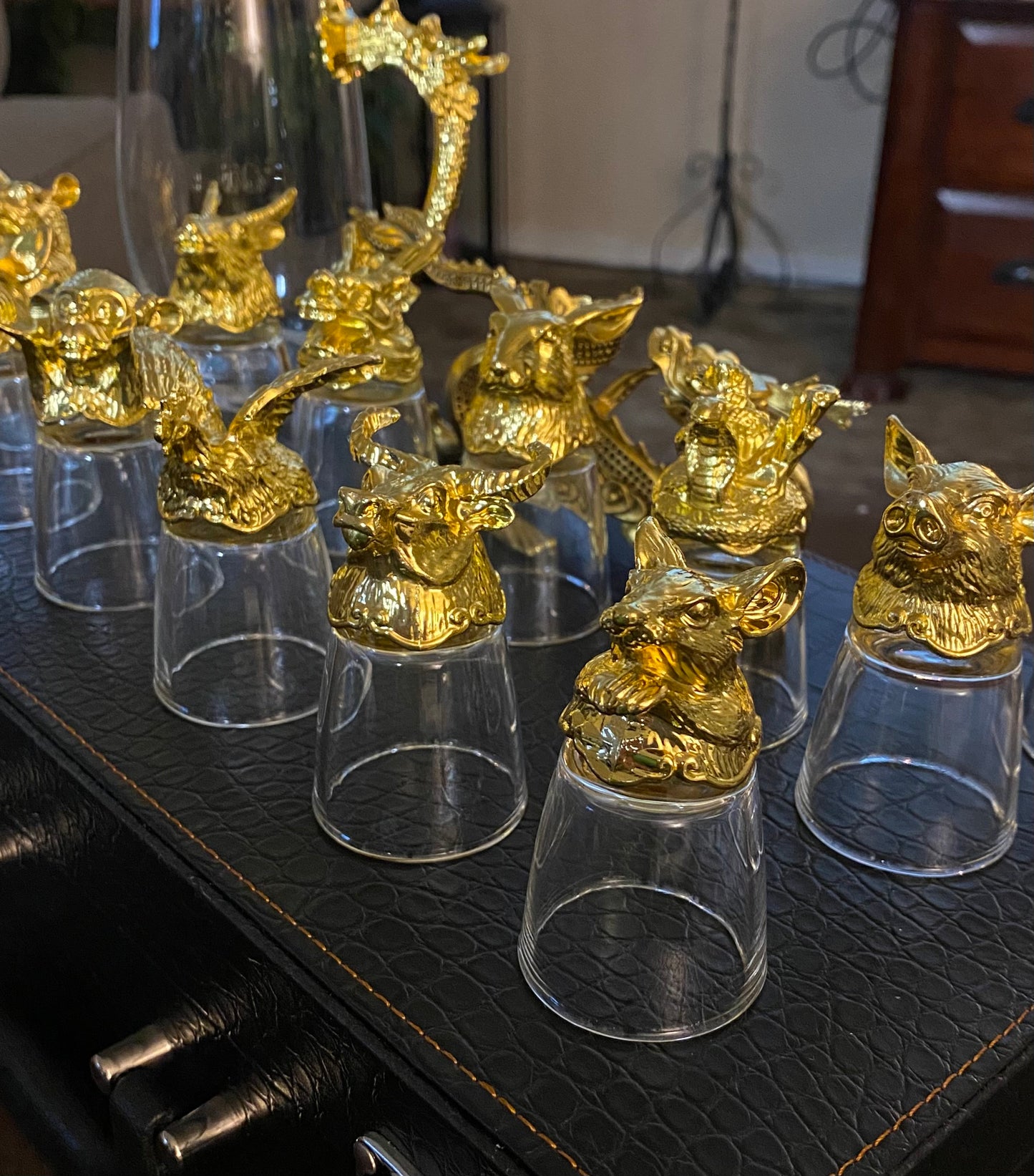 Chinese Zodiac Saki Set