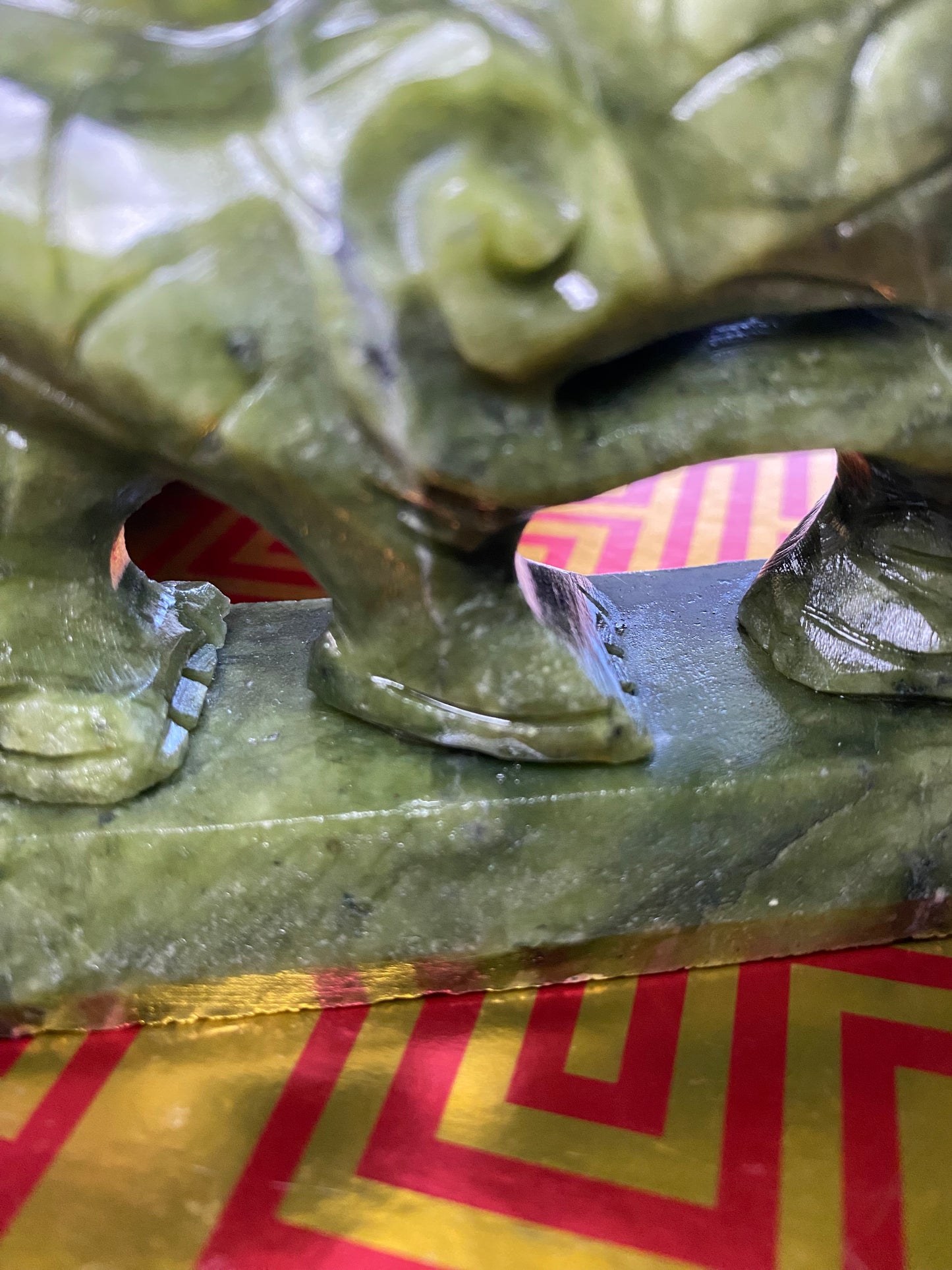 Nephrite Jade Dragon Carving