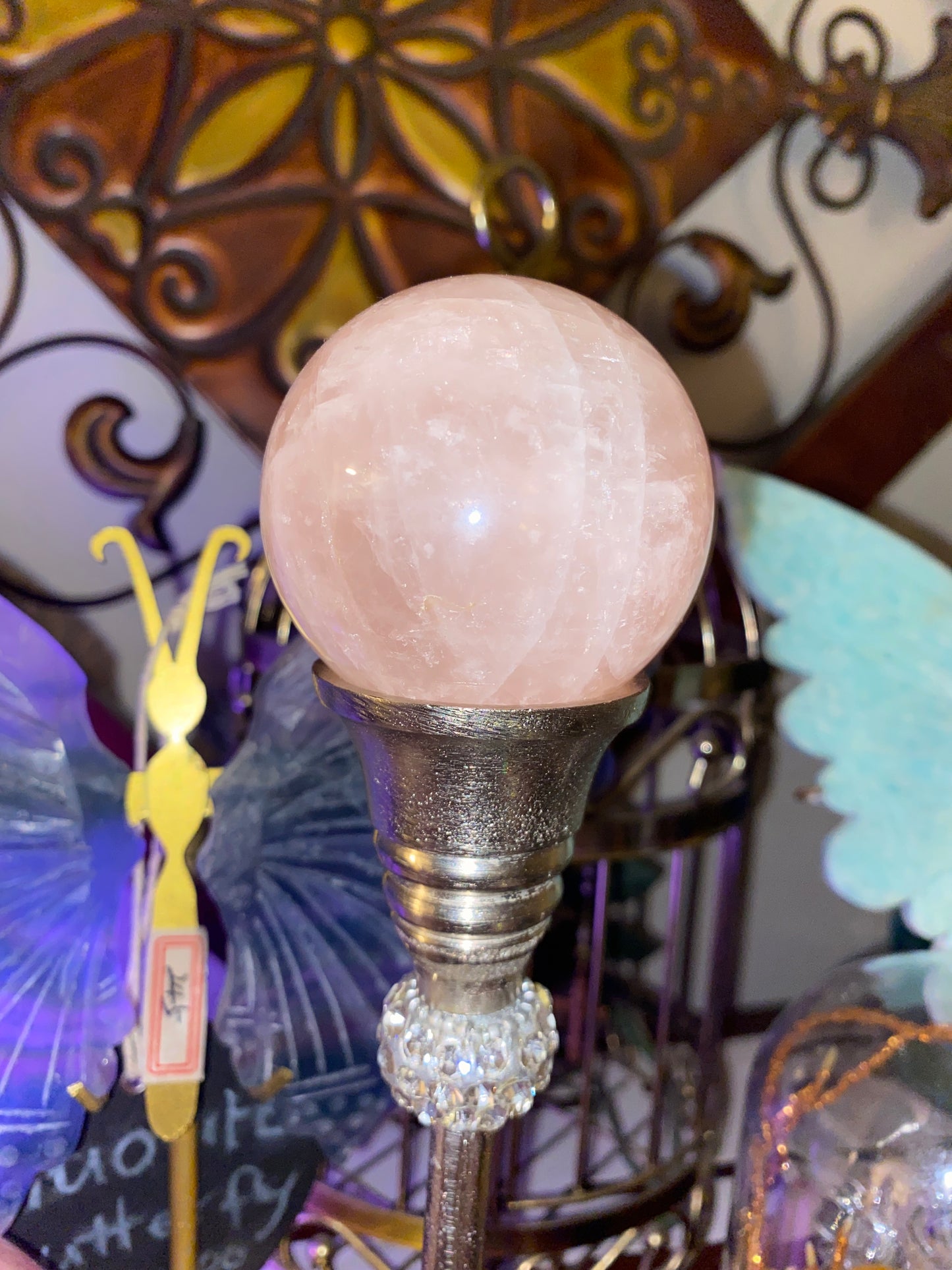 Rose Quartz Sphere 2.5”