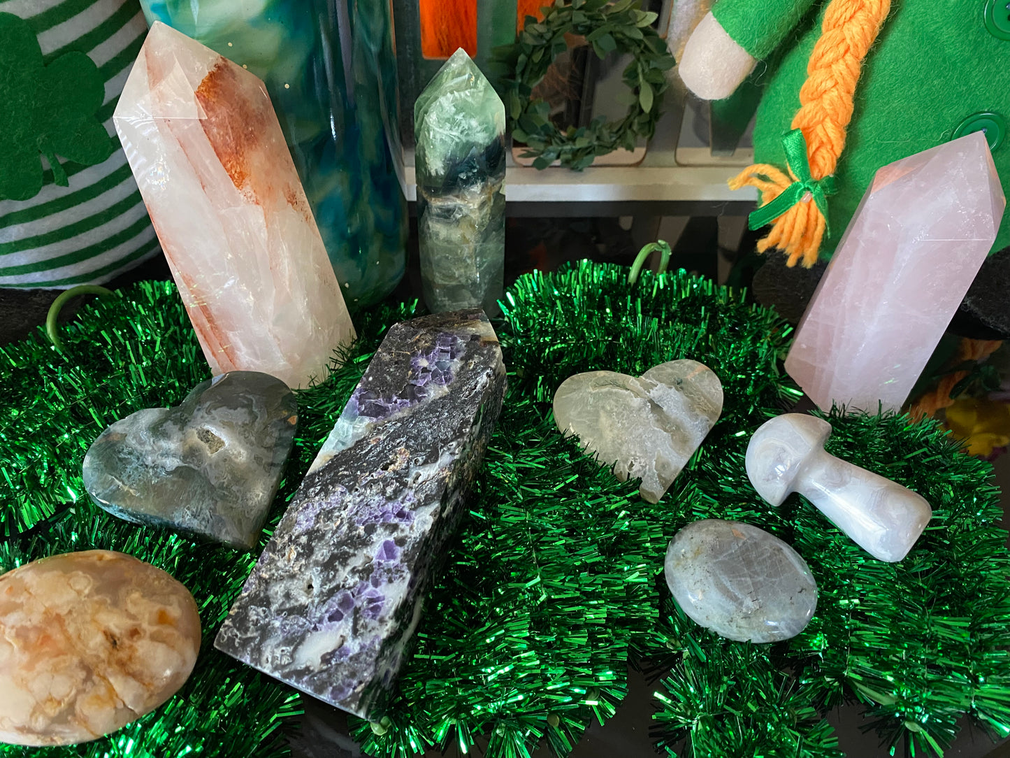 Fluorite in Mica Matrix Tower