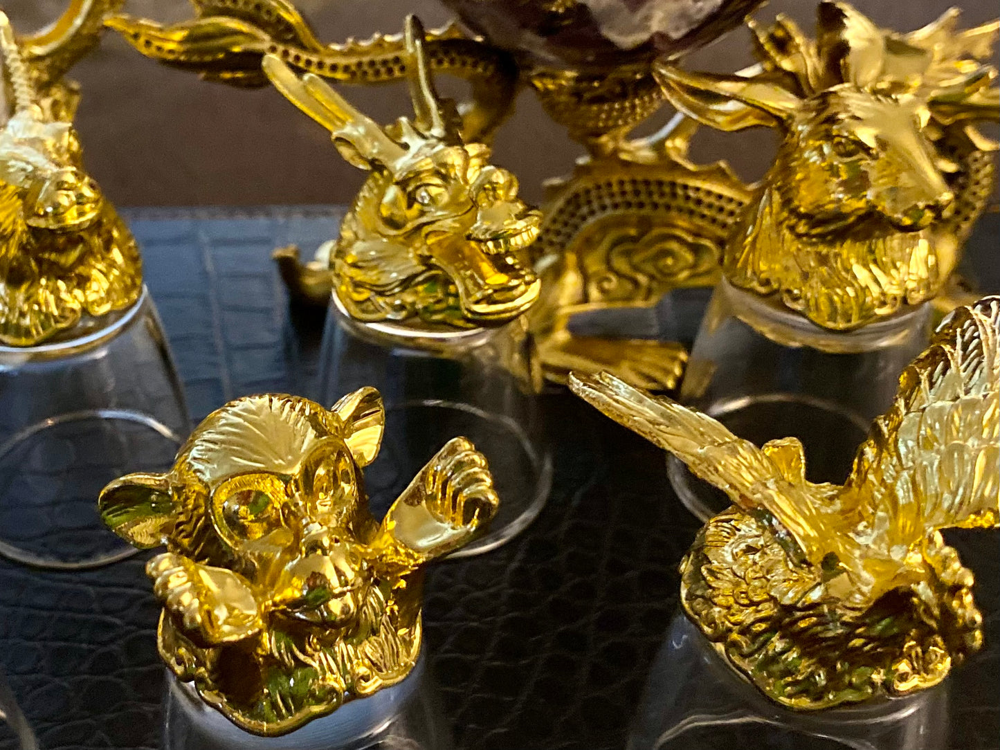 Chinese Zodiac Saki Set