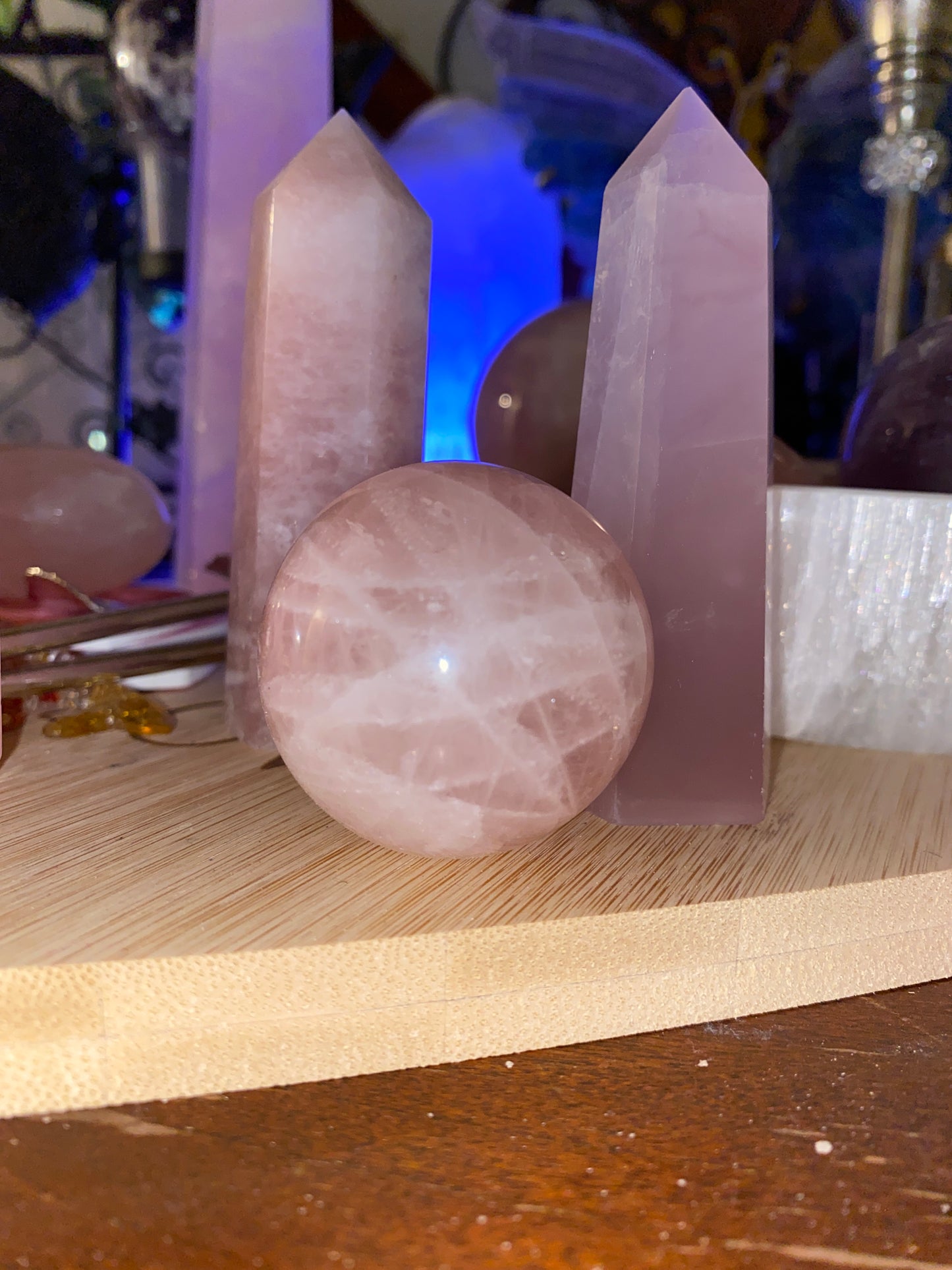 Rose Quartz Sphere 2.5”