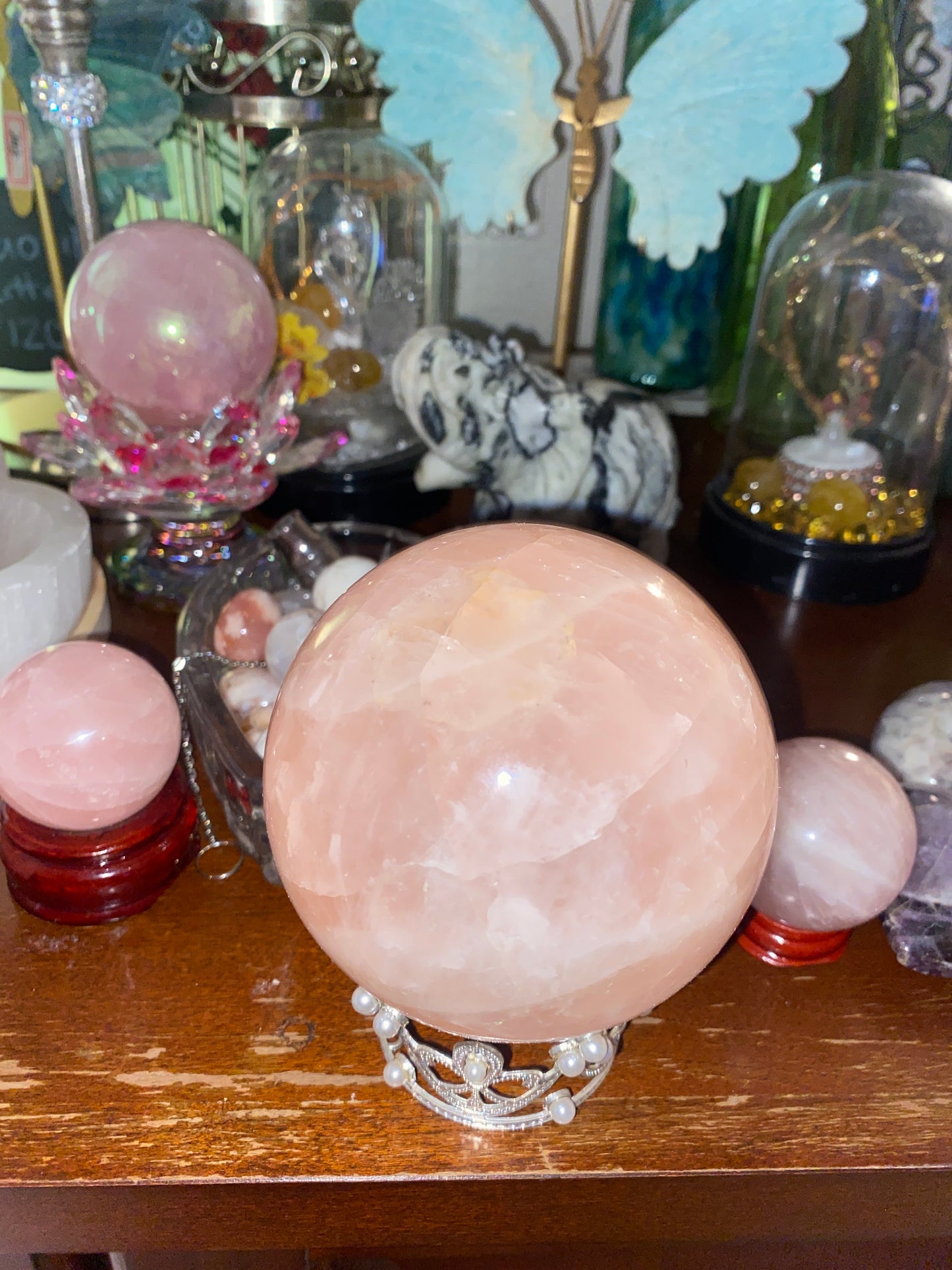 Rose Quartz Sphere 2.5”