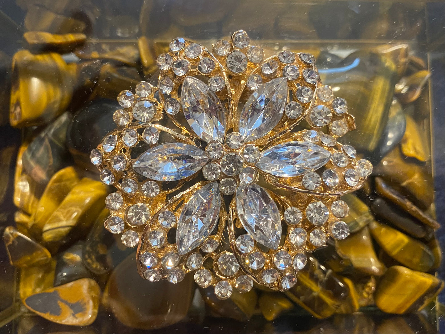 Tiger Eye Tumbles and Keepsake Box
