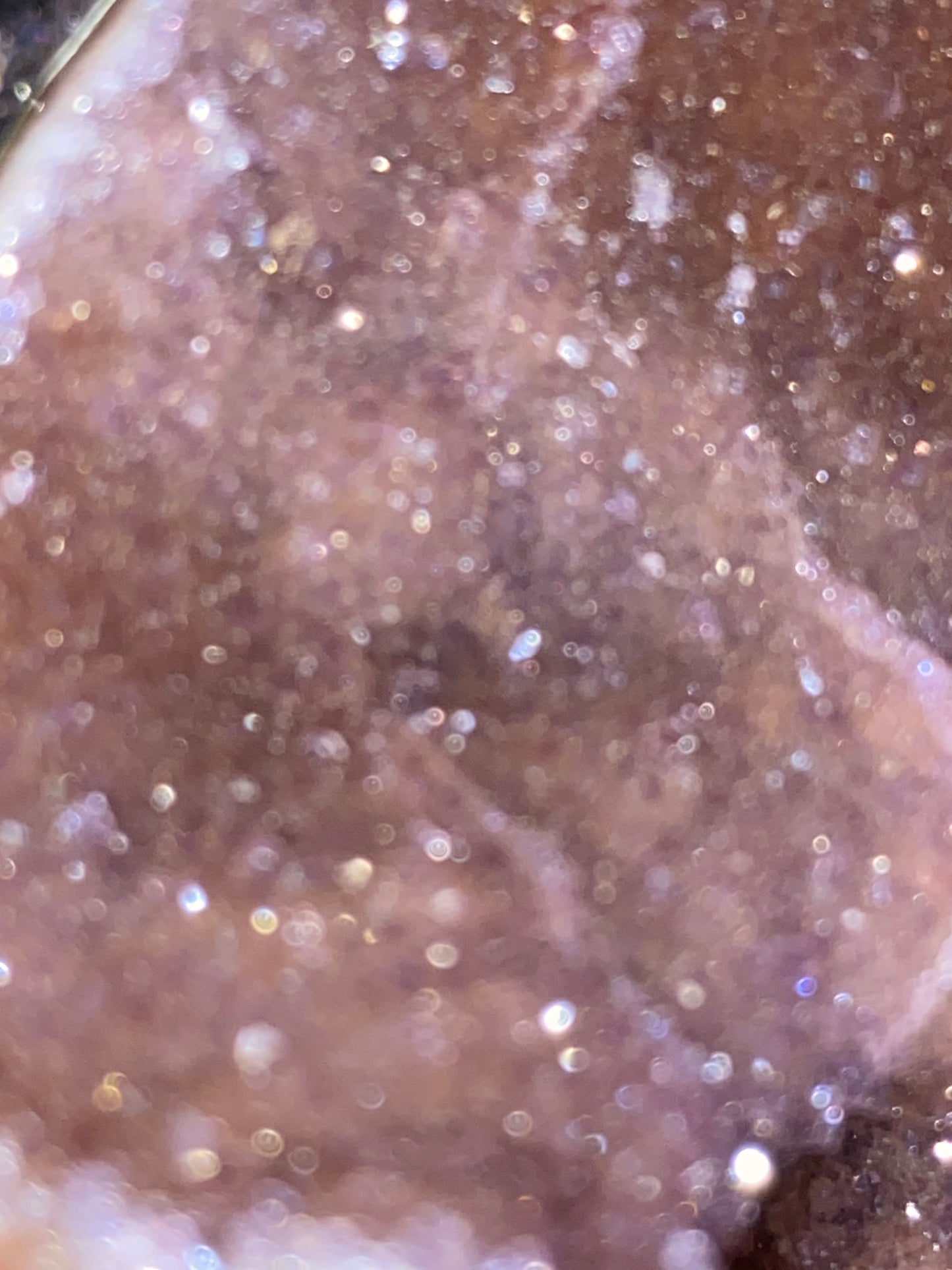 Red Sugar Amethyst in Agate Base