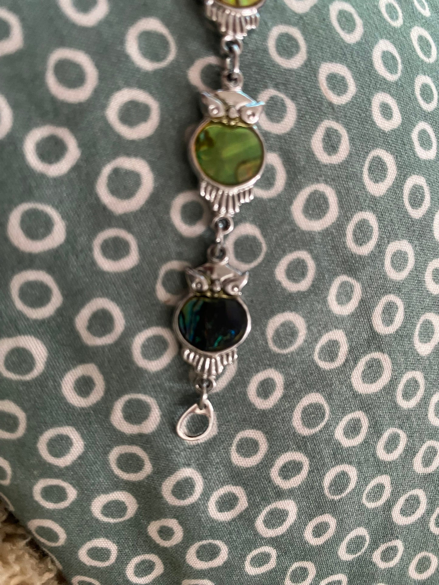 Abalone a owl Design Bracelet