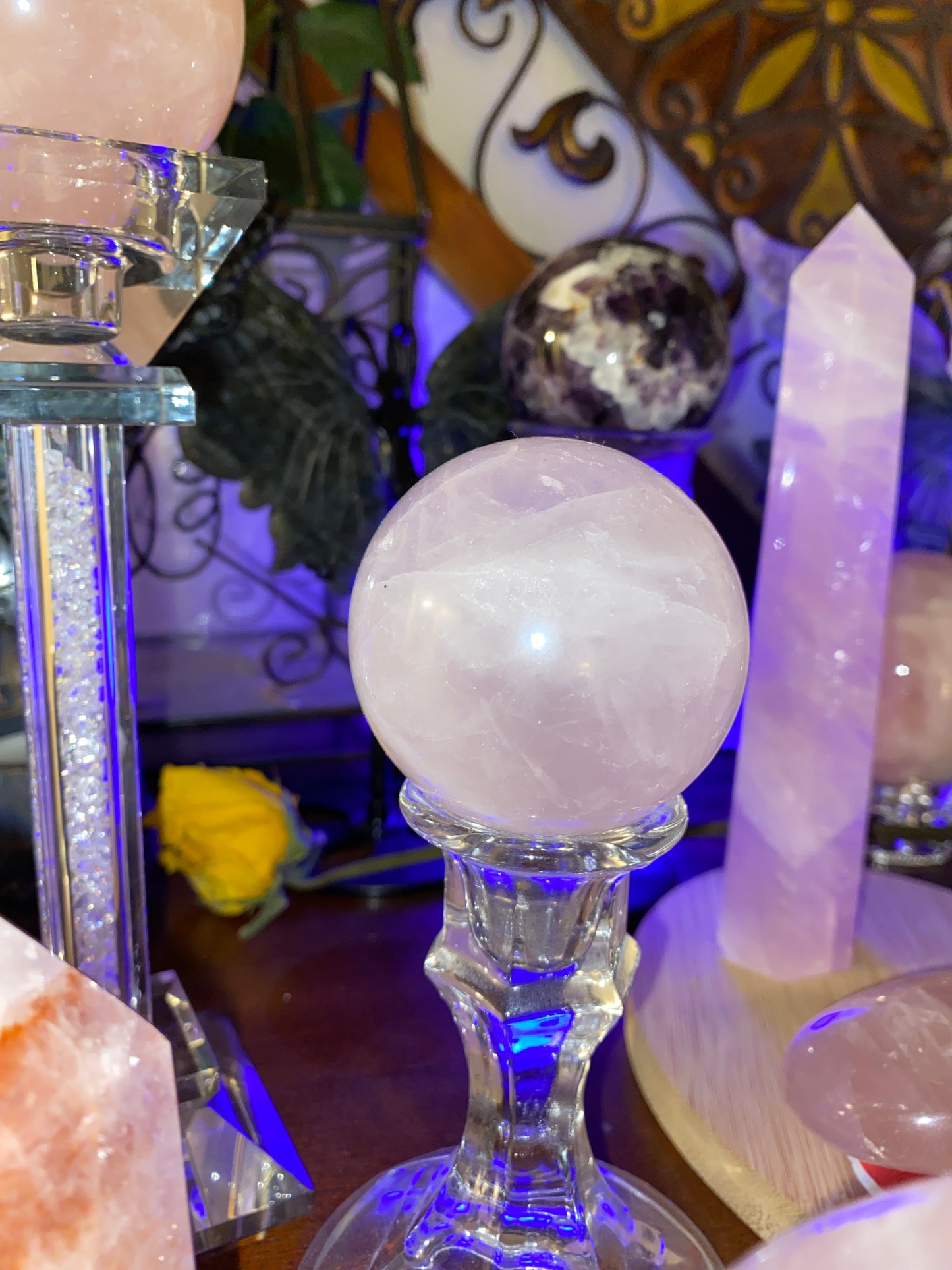 Rose Quartz Sphere 2.5”