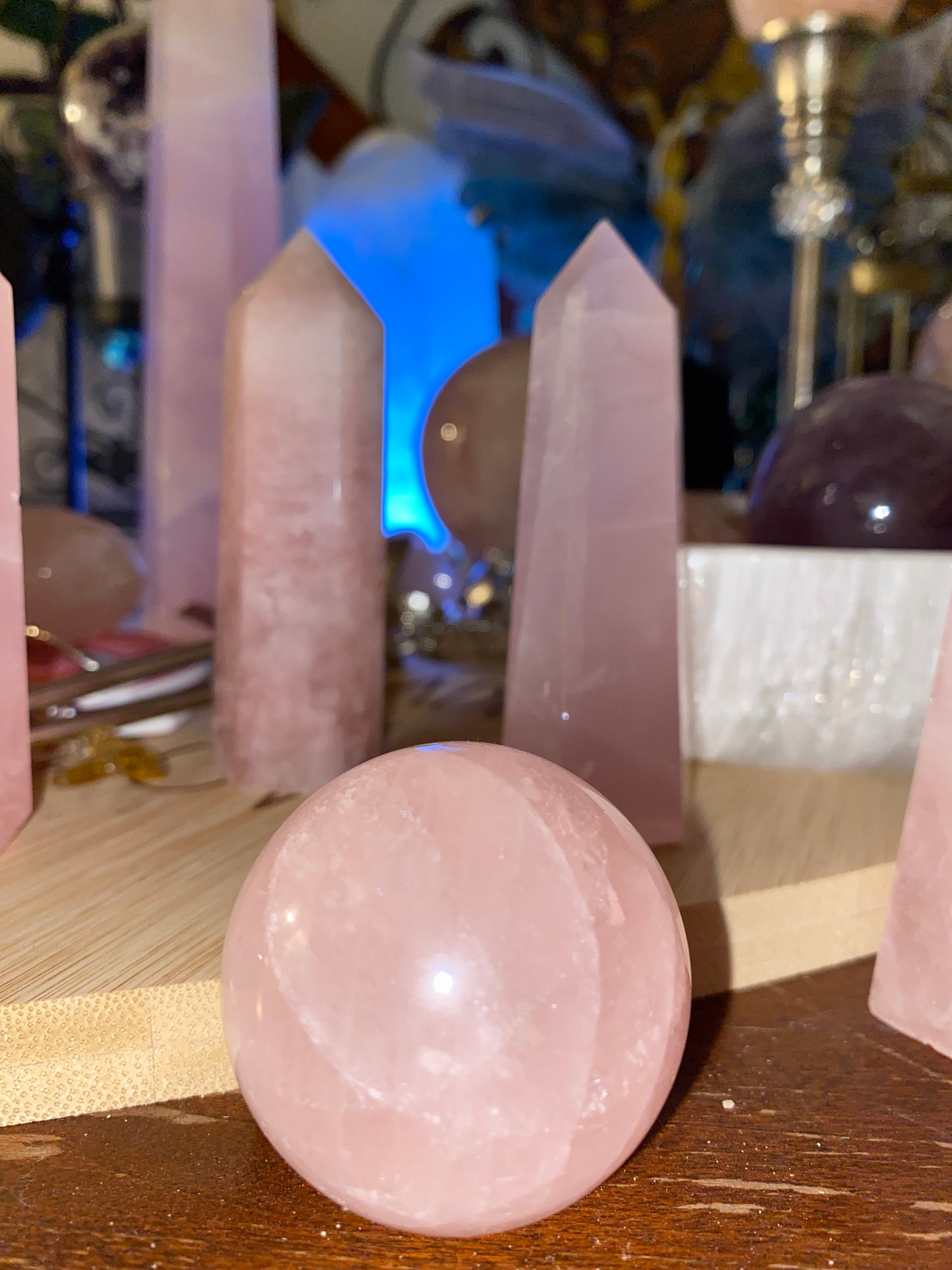 Rose Quartz Sphere 2.5”